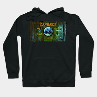 Zo-Disc Hawthorn with background v1 Hoodie